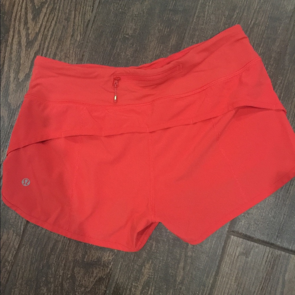 Lululemon speed shorts